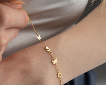 18K Gold Custom Bracelet - Noora & Co.