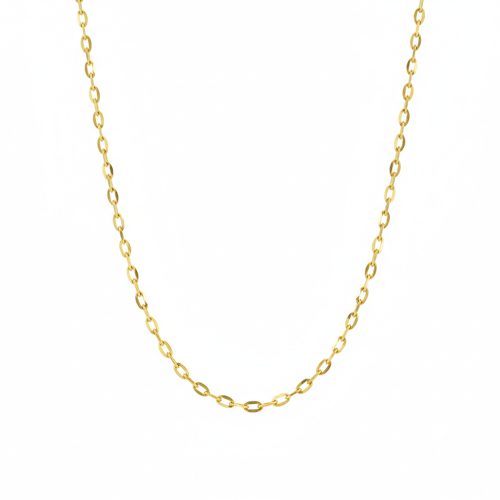 18K & 21K Gold Cable Cut Chain – Timeless Strength and Shine - Noora & Co.