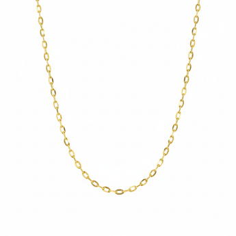 18K & 21K Gold Cable Cut Chain – Timeless Strength and Shine - Noora & Co.