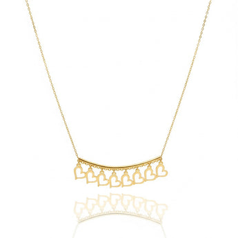 18K Gold Line Necklace - Noora & Co.