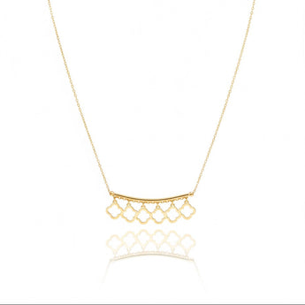 18K Gold Line Necklace - Noora & Co.