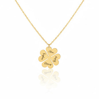 18K Gold Family Necklace - Noora & Co.