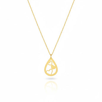 18K Gold Heart Necklace - Noora & Co.