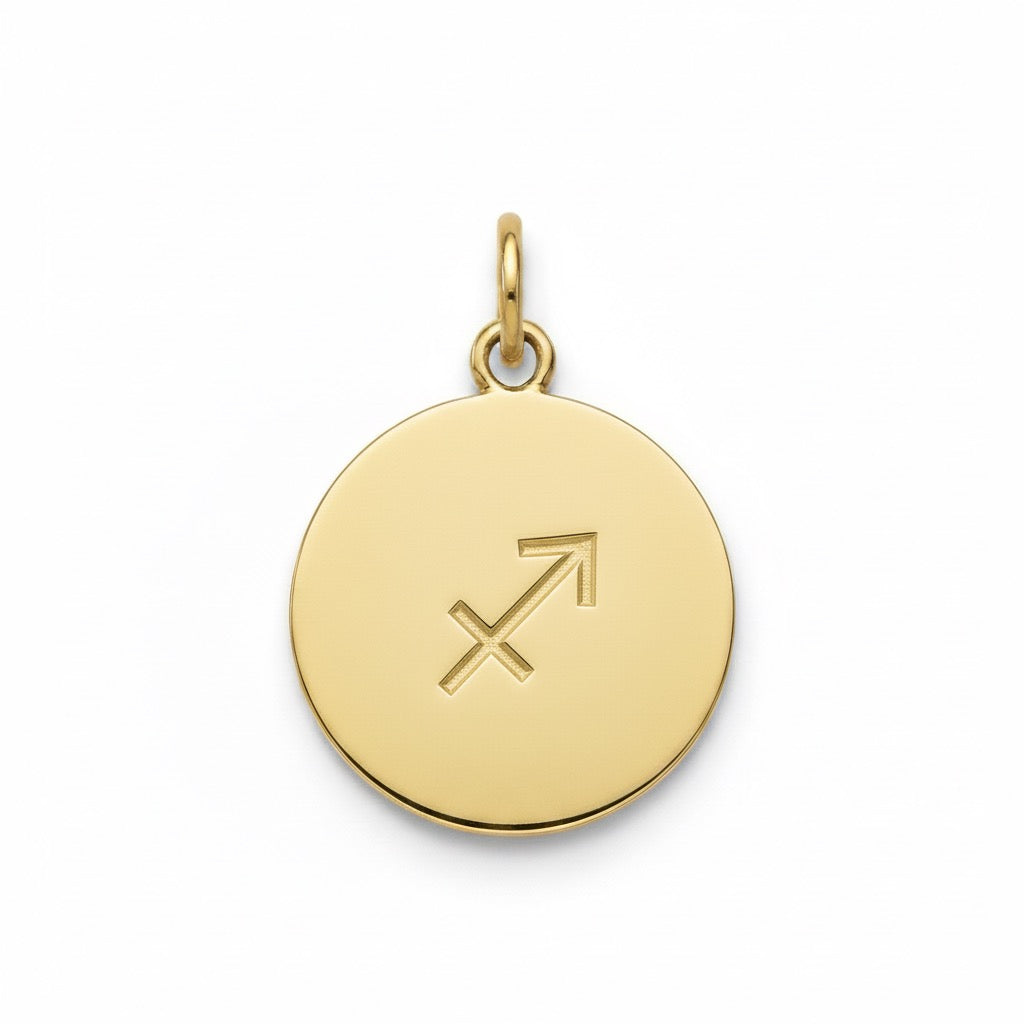 18K Gold Zodiac Pendant – Your Star, Your Story - Noora & Co.