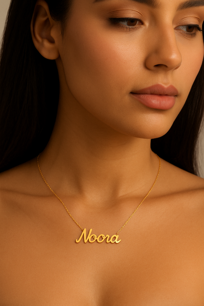 18K Gold Customized Necklace