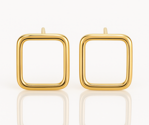 18K Gold Squire Earrings - Noora & Co.