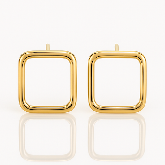 18K Gold Squire Earrings
