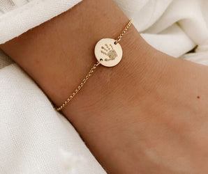 18K Gold Round Bracelet - Noora & Co.