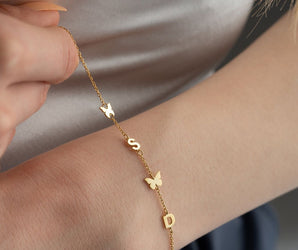18K Gold Custom Bracelet - Noora & Co.