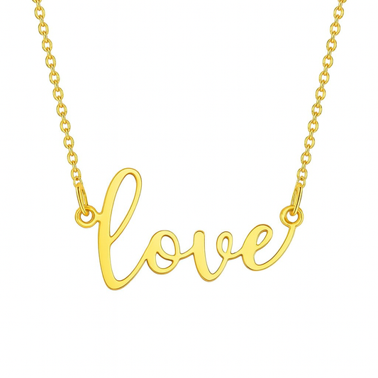 18K Gold Love Necklace