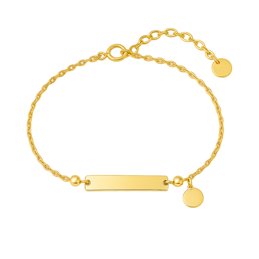 18K Gold ID Bracelet - Noora & Co.