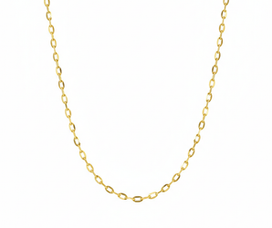 18K & 21K Gold Cable Cut Chain – Timeless Strength and Shine - Noora & Co.