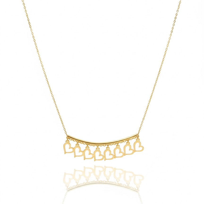 18K Gold Line Necklace - Noora & Co.