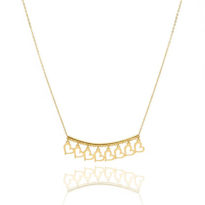 18K Gold Line Necklace - Noora & Co.