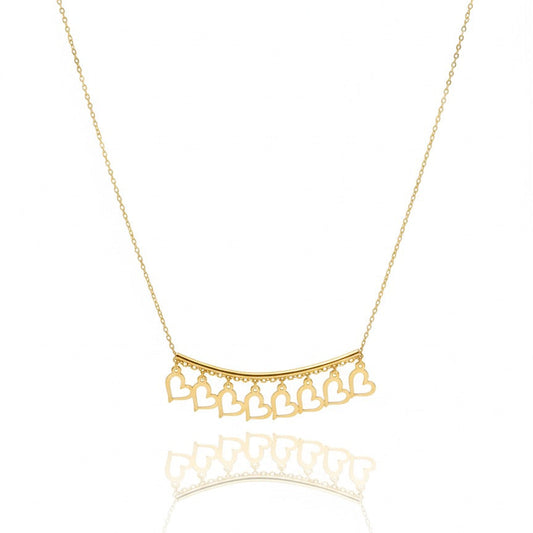 18K Gold Line Necklace - Noora & Co.