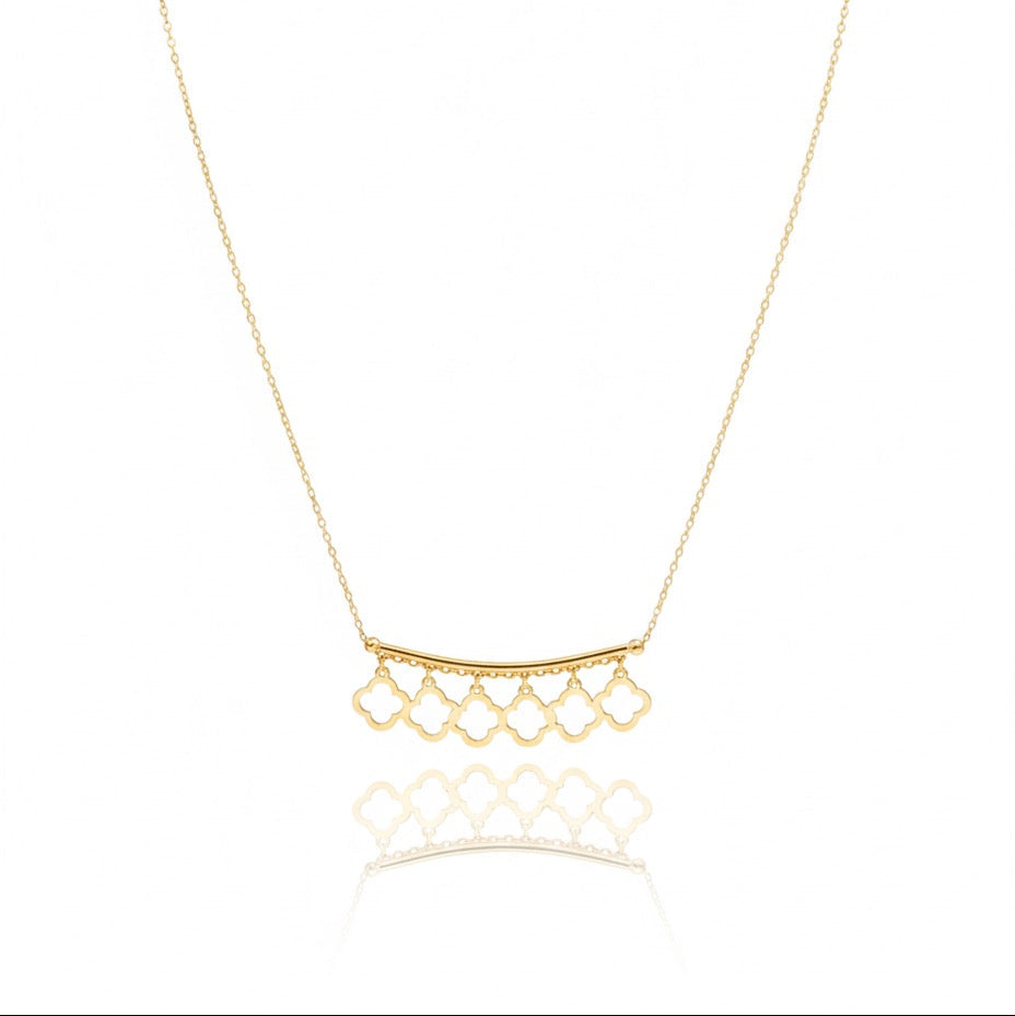18K Gold Line Necklace - Noora & Co.
