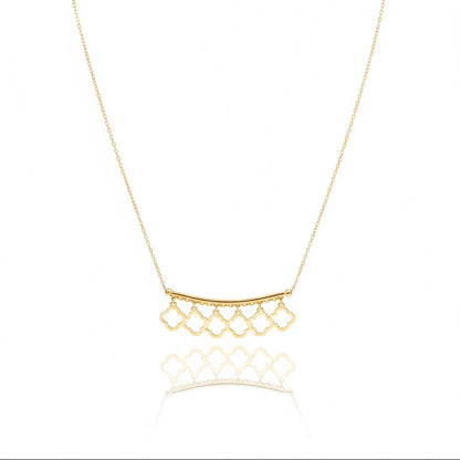 18K Gold Line Necklace - Noora & Co.