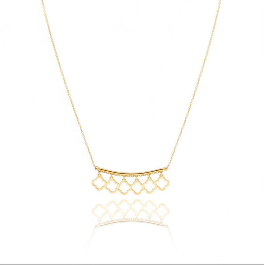 18K Gold Line Necklace - Noora & Co.