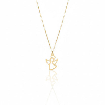 18K Gold Angel Necklace - Noora & Co.