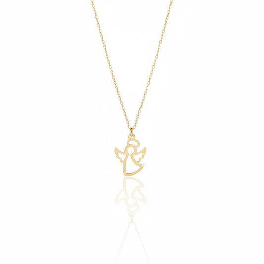 18K Gold Angel Necklace - Noora & Co.