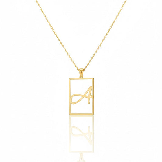 18K Gold Letter Necklace - Noora & Co.