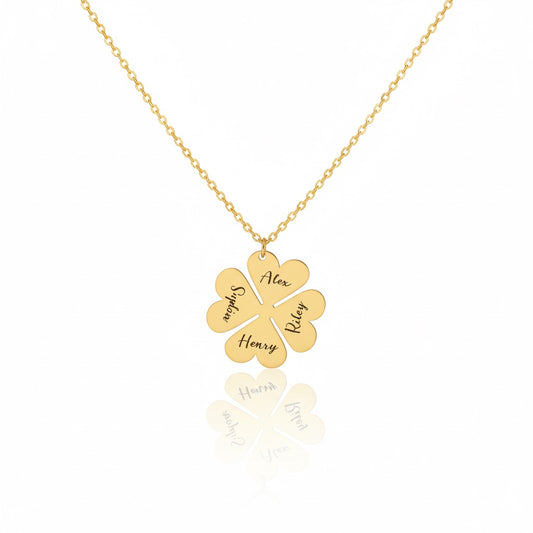 18K Gold Family Necklace - Noora & Co.