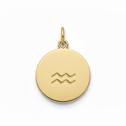 18K Gold Zodiac Pendant – Your Star, Your Story - Noora & Co.