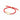 Geometric Heart Bracelet – 18K Gold Charm with Red, Black & Cream Cord Options - Noora & Co.