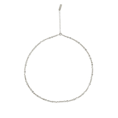 Fashion Irregular Golden Hollow Chain 925 Sterling Silver Necklace - Noora & Co.