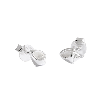 Cute Mini Holiday Gift Conch 925 Sterling Silver Stud Earrings - Noora & Co.