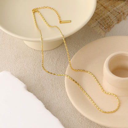 Party Geometry Beads 925 Sterling Silver Choker Necklace - Noora & Co.