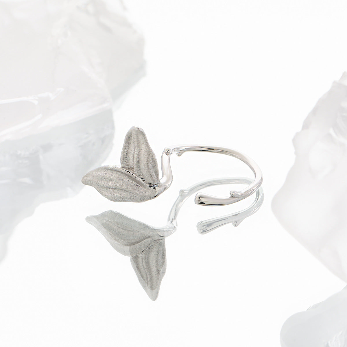 Girl Gift Mermaid Tail 925 Sterling Silver Adjustable Ring - Noora & Co.