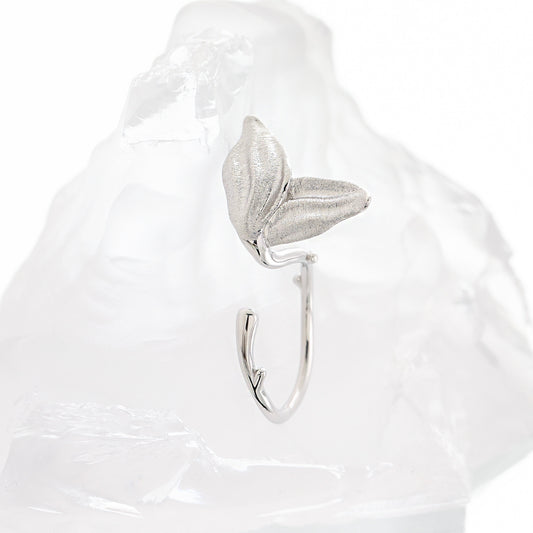 Girl Gift Mermaid Tail 925 Sterling Silver Adjustable Ring - Noora & Co.