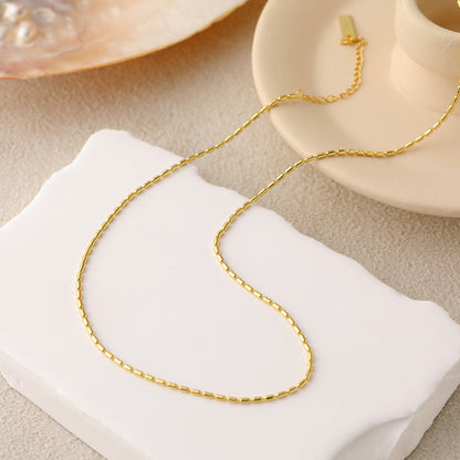 Party Geometry Beads 925 Sterling Silver Choker Necklace - Noora & Co.